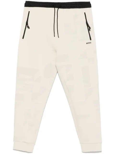 BOSS logo-appliqué track pants