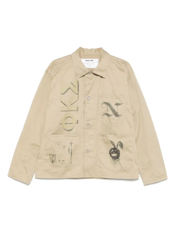 ネイバーフッド　シャツジャケット Neighborhood Memorial シャツジャケット | ニュートラル | FARFETCH JP