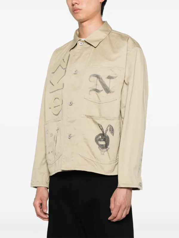 Neighborhood Memorial シャツジャケット | ニュートラル | FARFETCH JP