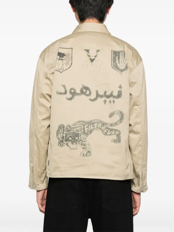 Neighborhood Memorial シャツジャケット | ニュートラル | FARFETCH JP