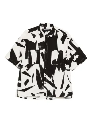 Neighborhood プリント アロハシャツ | ブラック | FARFETCH JP