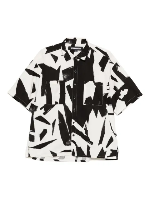 Neighborhood camisa con estampado abstracto