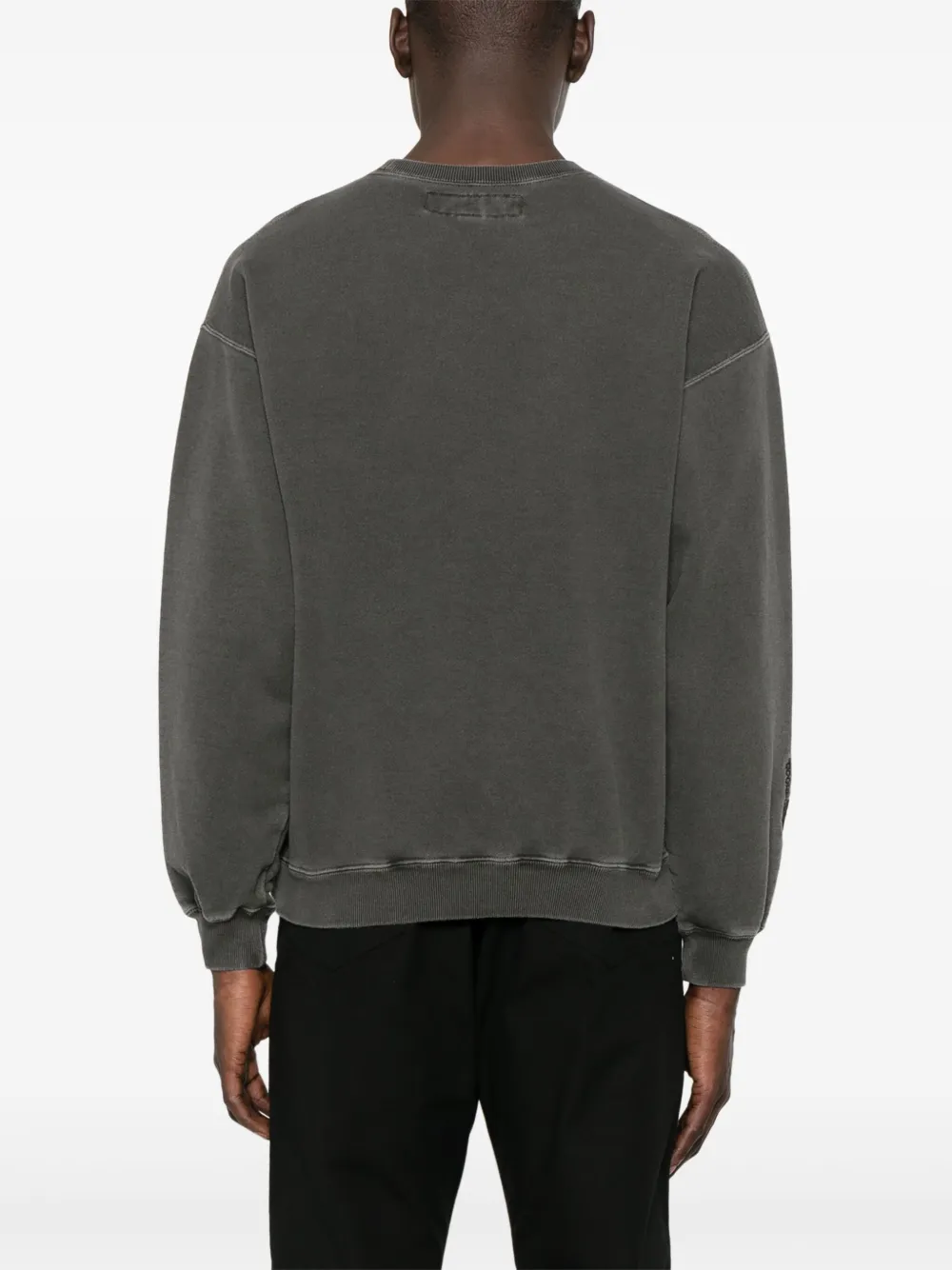Neighborhood Sweater met logopatch Zwart