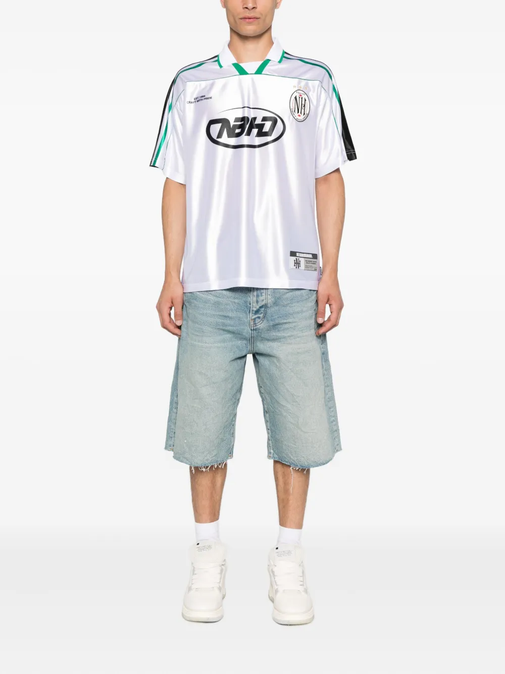 Neighborhood Game jersey T-shirt Wit
