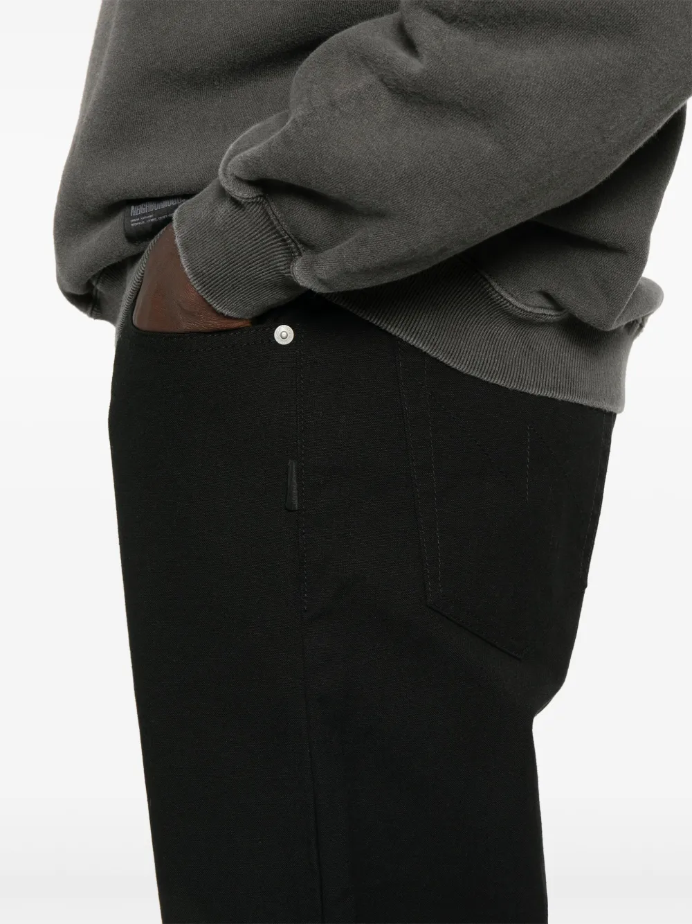 Neighborhood Classic jeans met vijf zakken Zwart