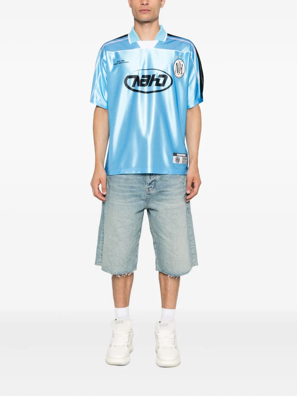 Neighborhood Game T-shirt Blauw
