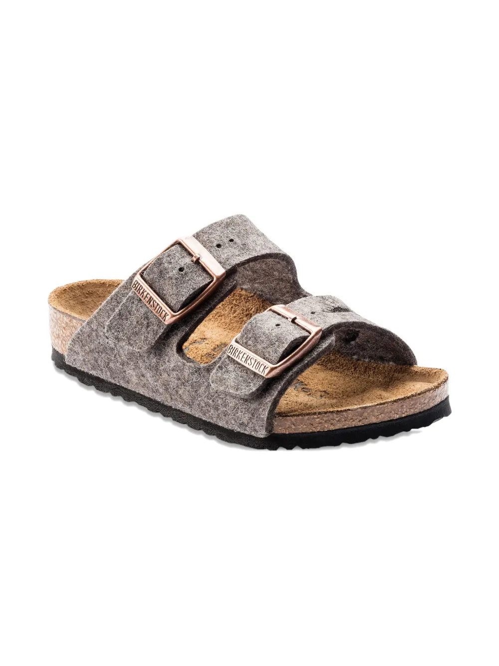 Birkenstock Kids Arizona "Wool Felt Grey" sandals