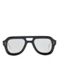 Thom Browne Eyewear pilot-frame sunglasses - Black