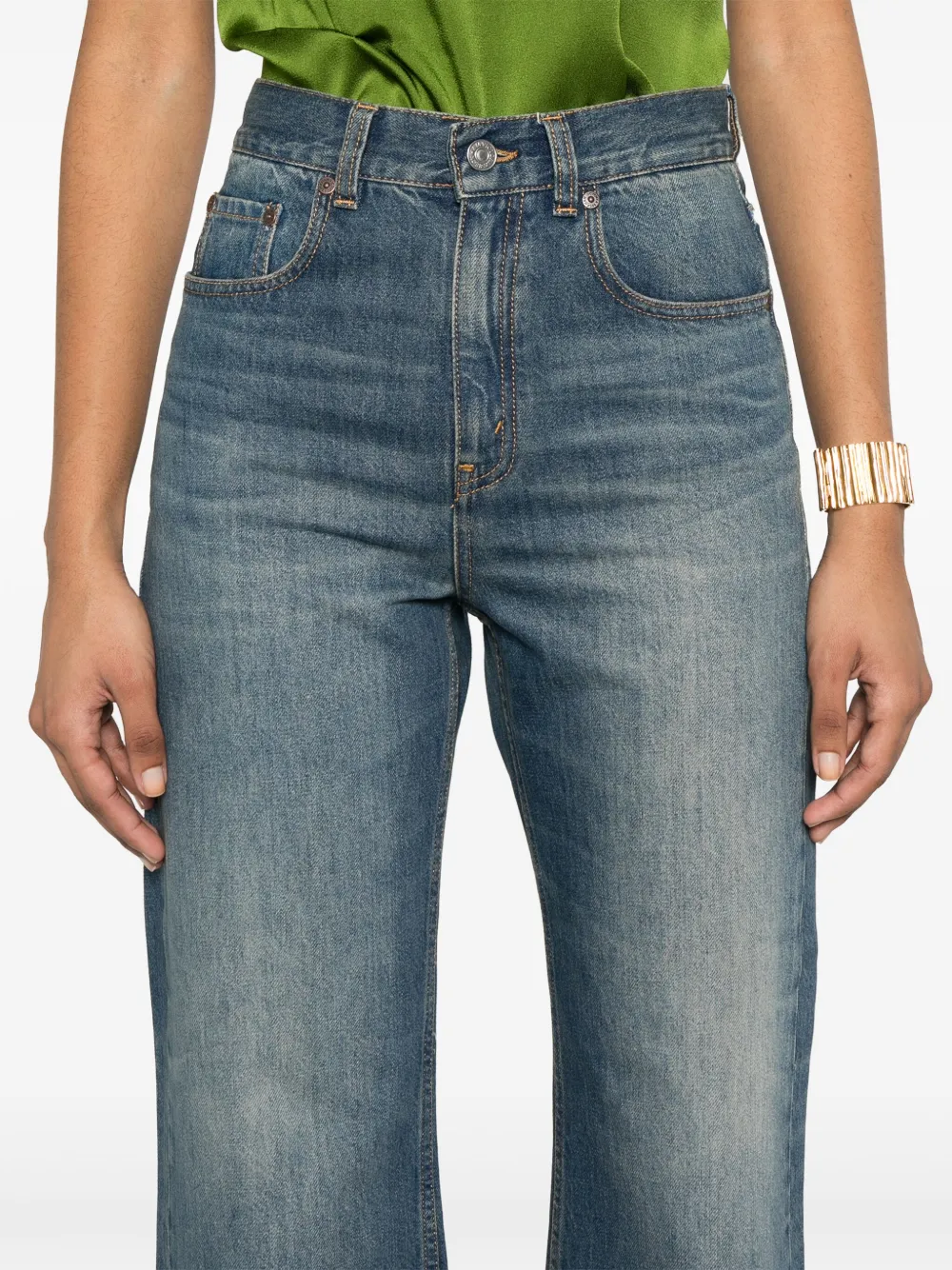 VICTORIA BECKHAM CROPPED JEANS
