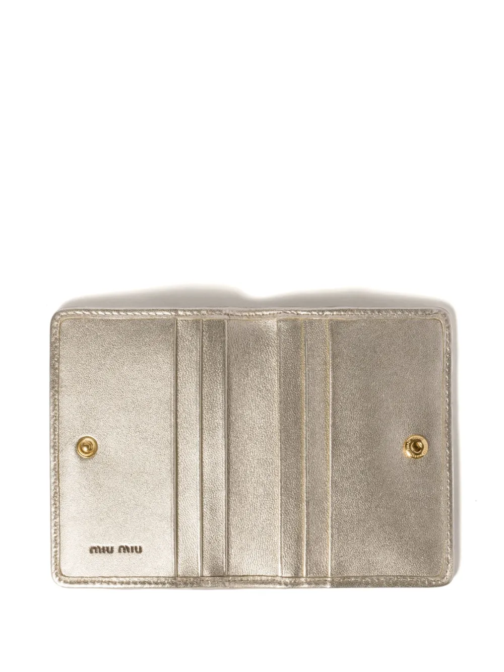 Miu Pasjeshouder met GG-logo Goud