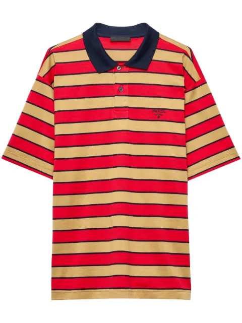 Prada Gestreiftes Poloshirt