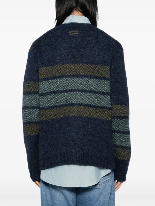 Maison Kitsuné チェック カーディガン | グリーン | FARFETCH JP