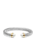 David Yurman 14kt yellow gold and sterling silver Classic Cable bracelet (7mm)