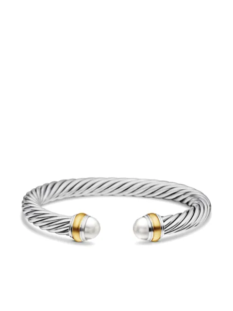 David Yurman bracelet Cable en or 14ct et argent sterling (7 mm)