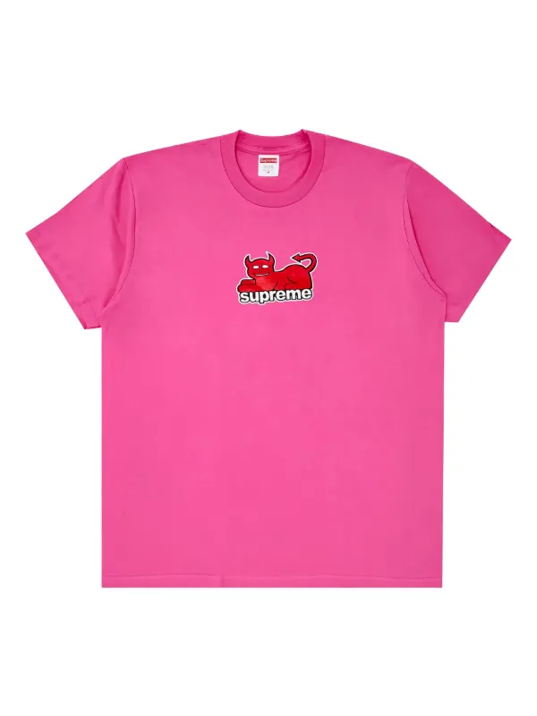 関税込 24SS Week4 SUPREME TOY MACHINE DEVIL CAT TEE Tシャツ ☆24SS WEEK4☆Supreme Toy Machine Devil Cat Tee (Supreme/T