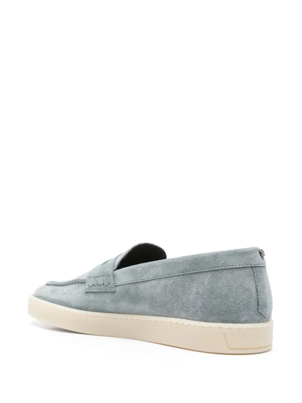 Canali Suède loafers Blauw