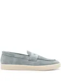 Canali suede loafers - Blue