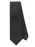 Canali textured tie - Grey