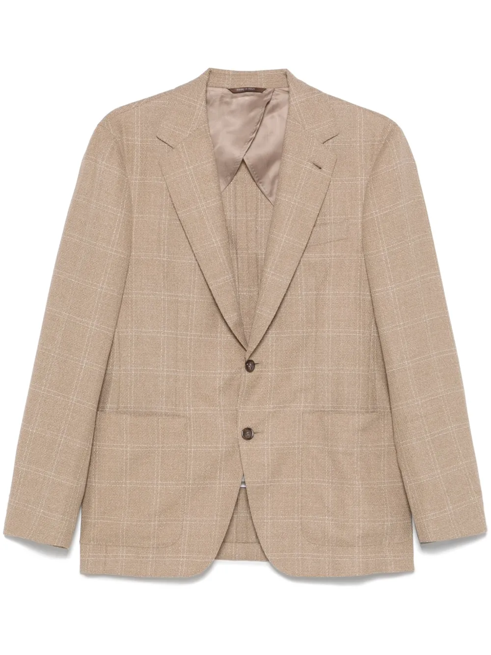 Canali checked blazer | Neutrals | Image 1