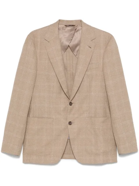 Canali checked blazer