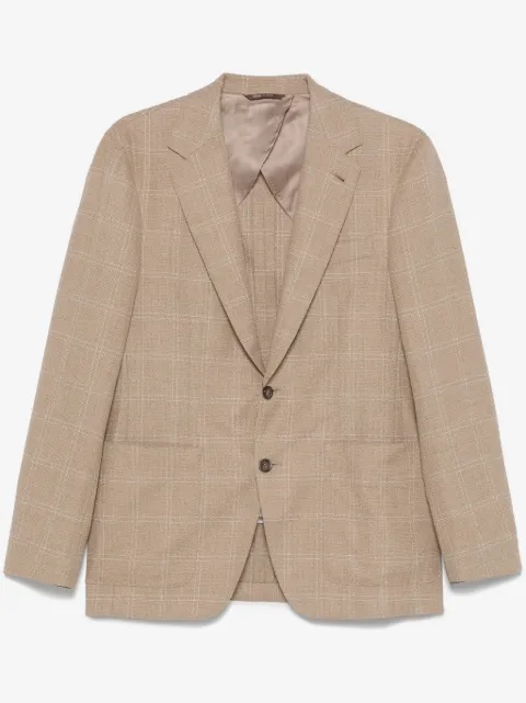 Canali checked blazer