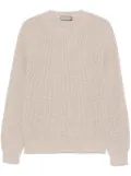 Canali waffle-knit sweater - Neutrals