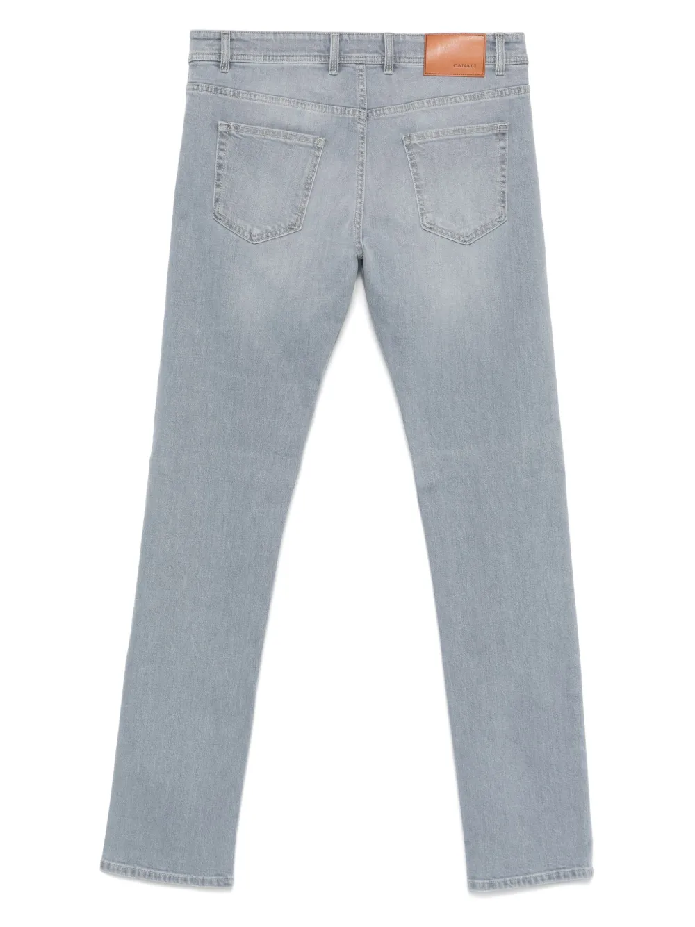 Canali Straight jeans - Grijs