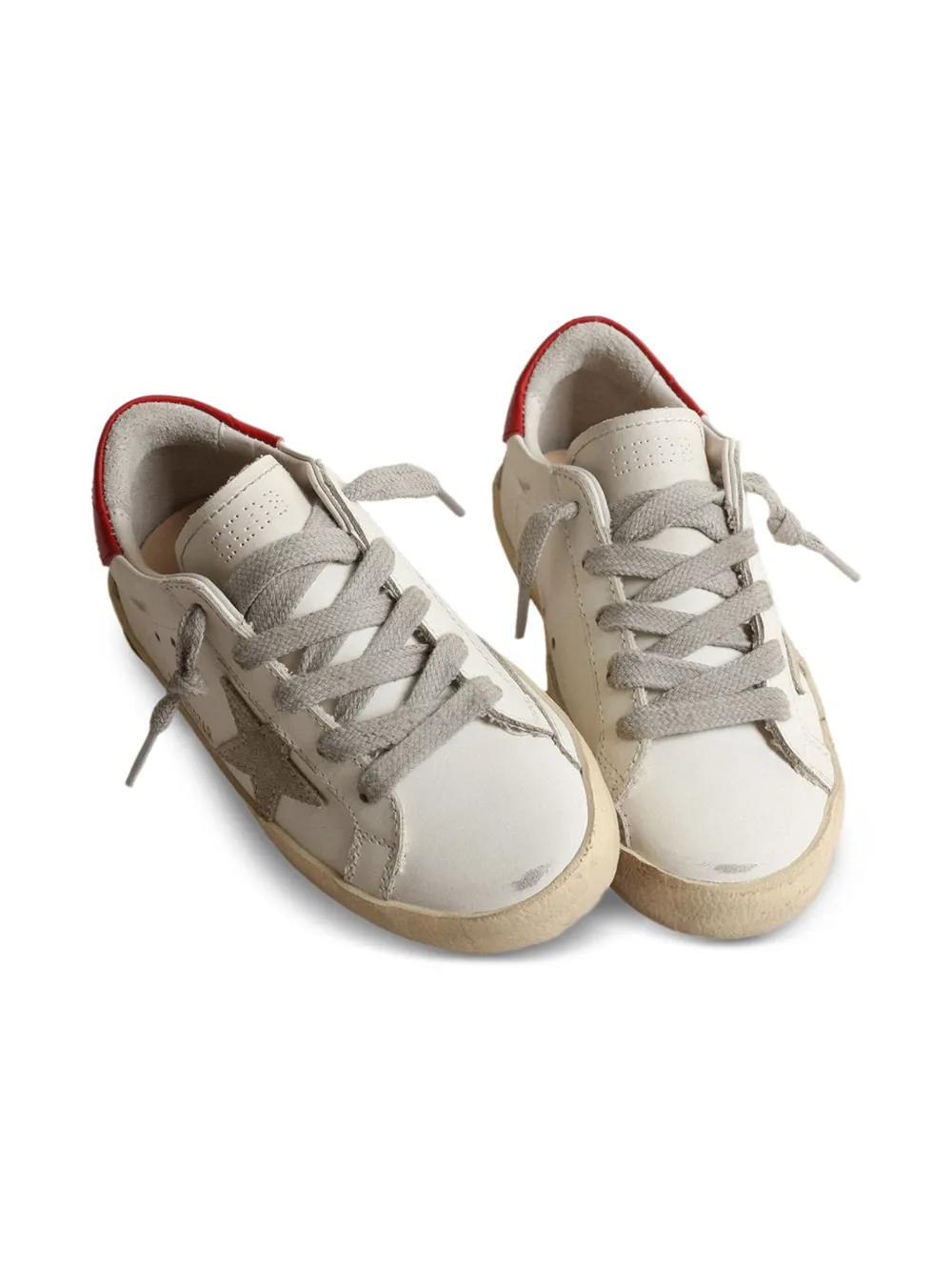 Golden Goose Kids Superstar "White Red" sneakers