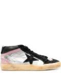 Golden Goose Mid Star WMNS ""Black Silver Pink"" sneakers