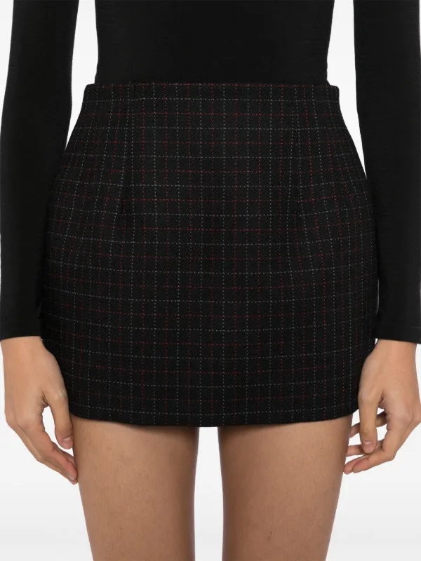 WARDROBE.NYC Contour Mini Skirt | Black | FARFETCH