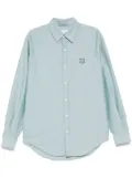 Maison Kitsuné contour fox head skate shirt - Green