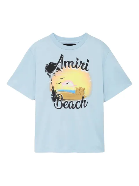 AMIRI Stadium Ma Sandcastle "Cerulean Blue" T-shirt