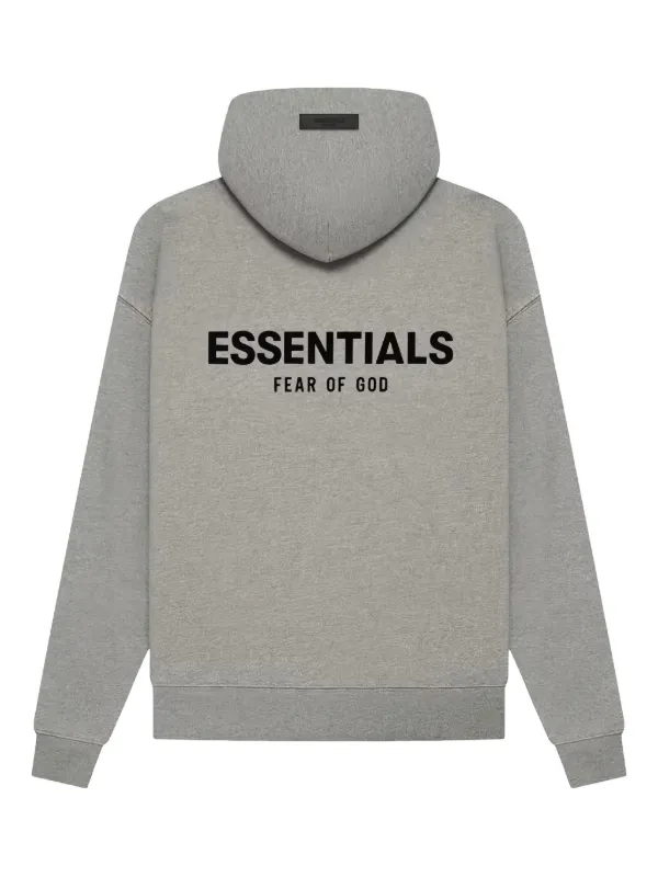ESSENTIALS FEAR OF GOD 両面ロゴXLパーカー グレー FEAR OF GOD ESSENTIALS Logo Hoodie | Grey | FARFETCH