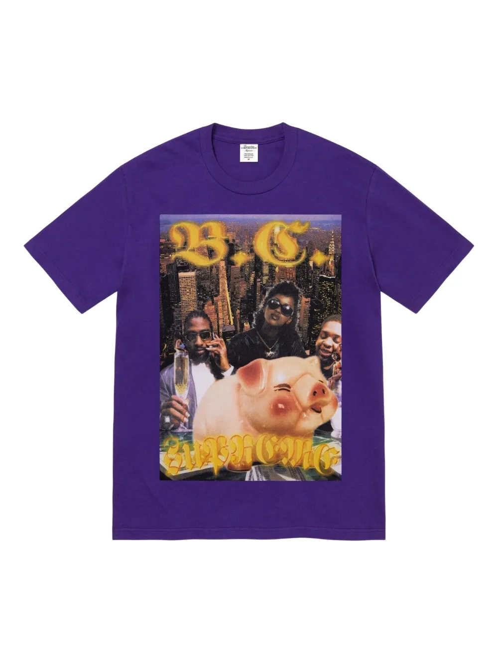 Supreme Bernadette Corporation Money T-shirt Paars