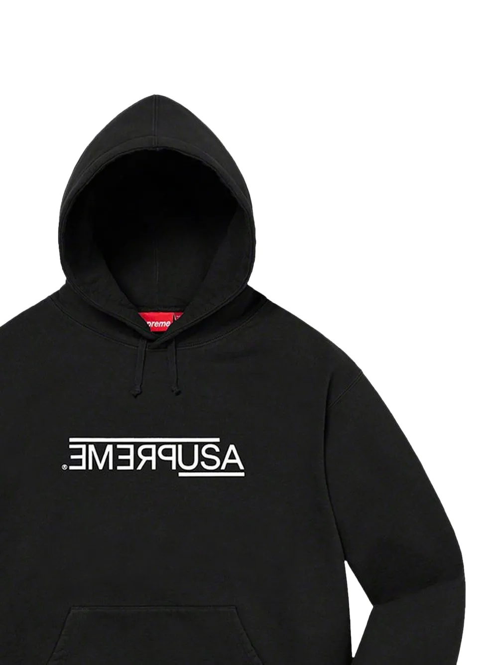 Supreme USA hoodie Zwart