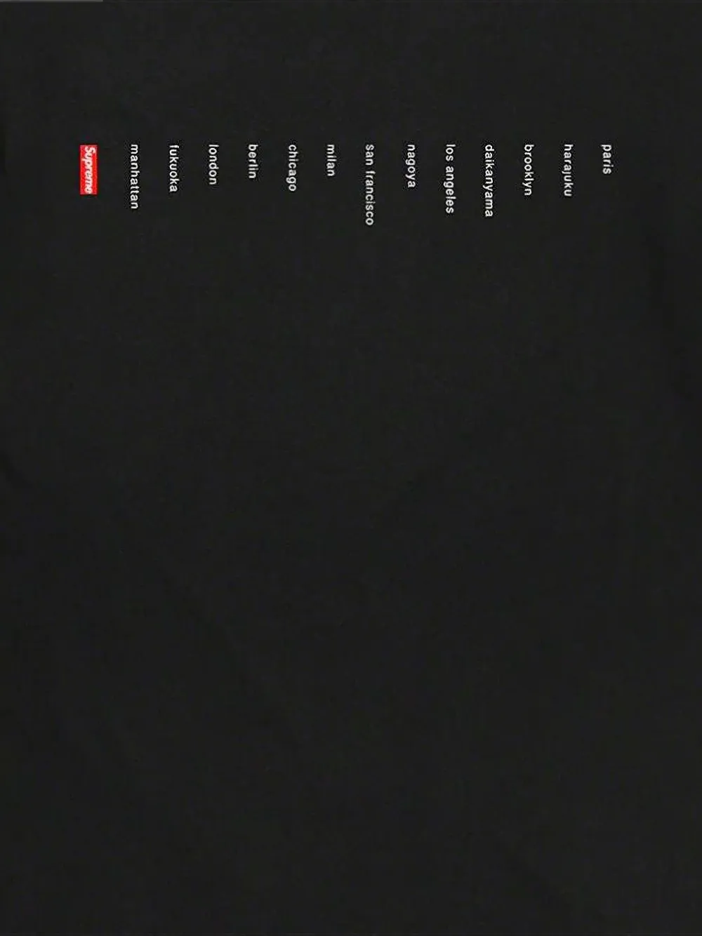 Supreme Location T-shirt - Grijs