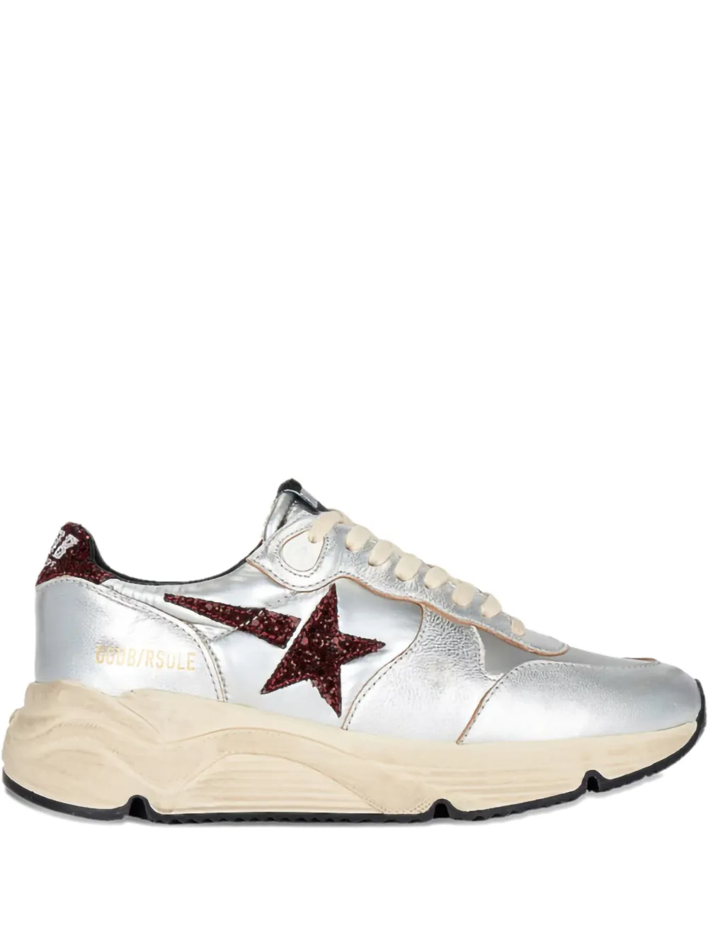 Golden Goose Running Sole "Silver Bordeaux" sneakers Grey