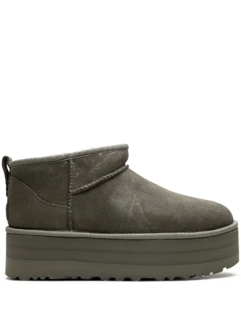 UGG botas Classic Ultra Mini Moss Green