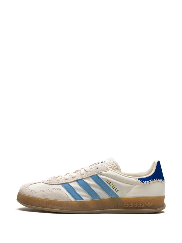 Adidas Gazelle Indoor Off White Clear Sky Sneakers White FARFETCH UK