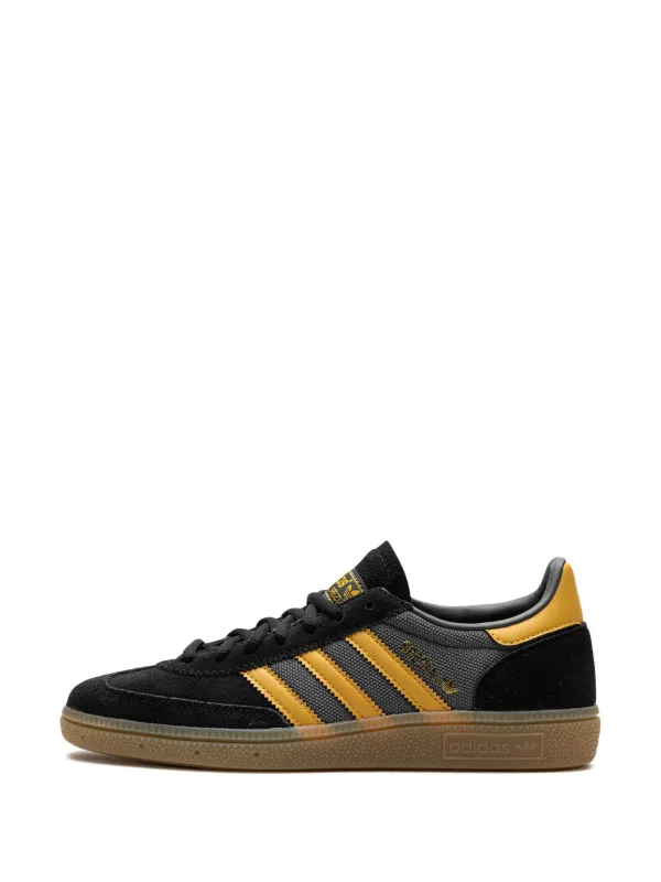 ★【ADIDAS】 HANDBALL SPEZIAL★Black Yellow★ adidas Handball Spezial Mens Fashion Sneakers in Black