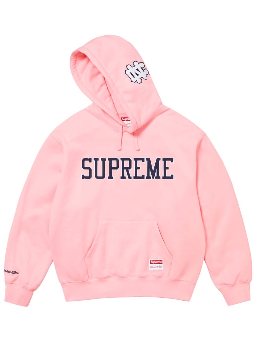 Supreme Mitchell & Ness® NCAA "UNC" hoodie - Pink