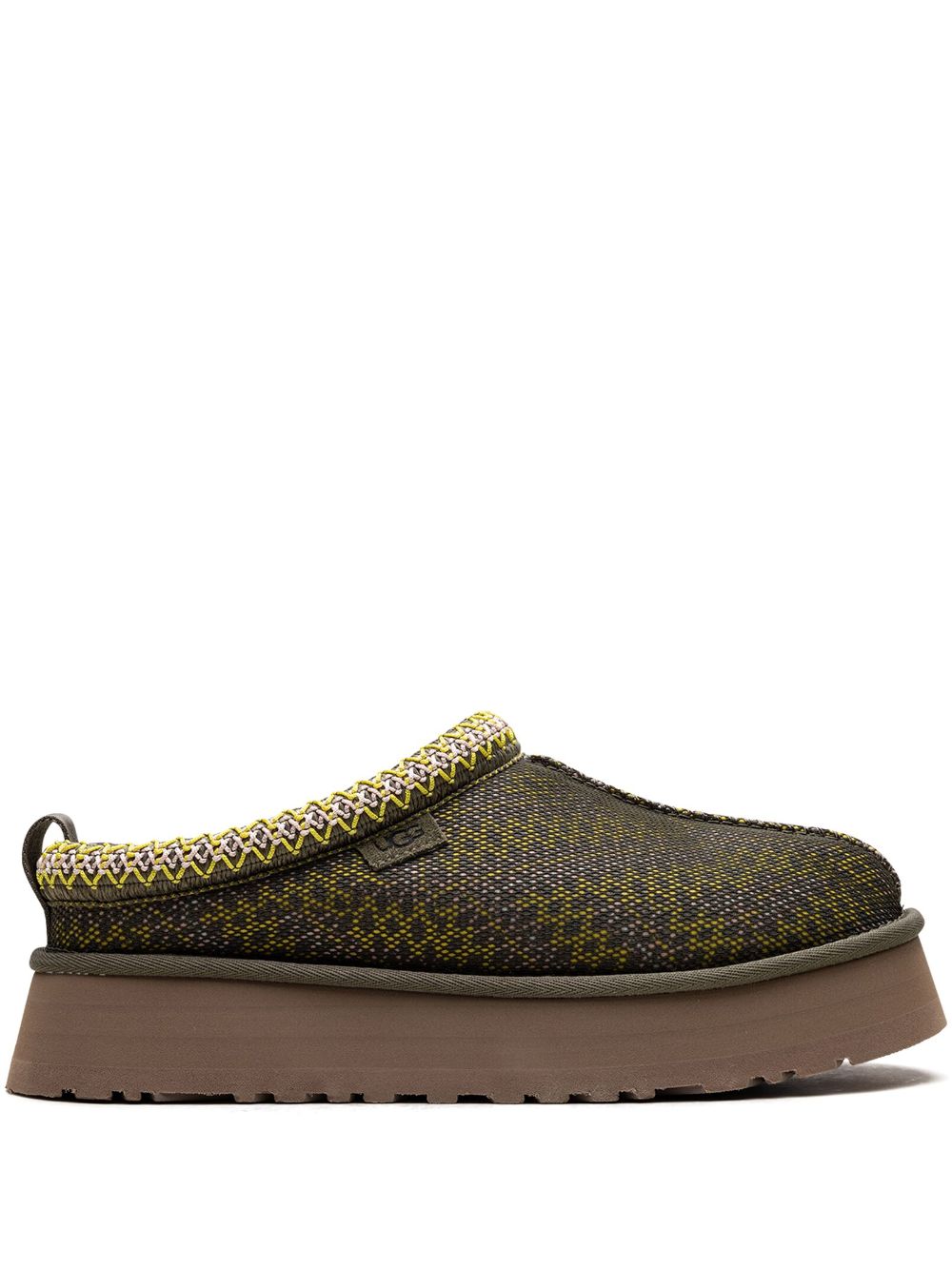 UGG Tasman Maxi "Burnt Olive" slippers Groen