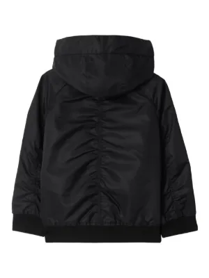 BURBERRY KIDS ブルゾン　ボンバージャケット 黒　3Y Burberry Kids Black Patch Down Jacket Burberry