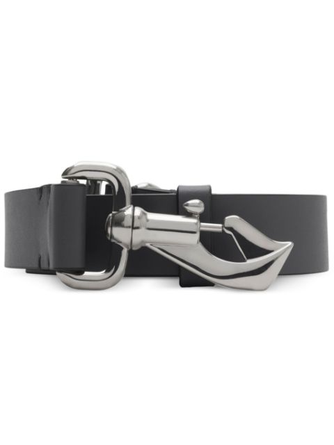 Burberry leather Equestrian belt Women