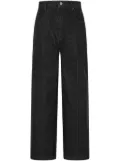 STUDIO TOMBOY pressed-crease jeans - Black