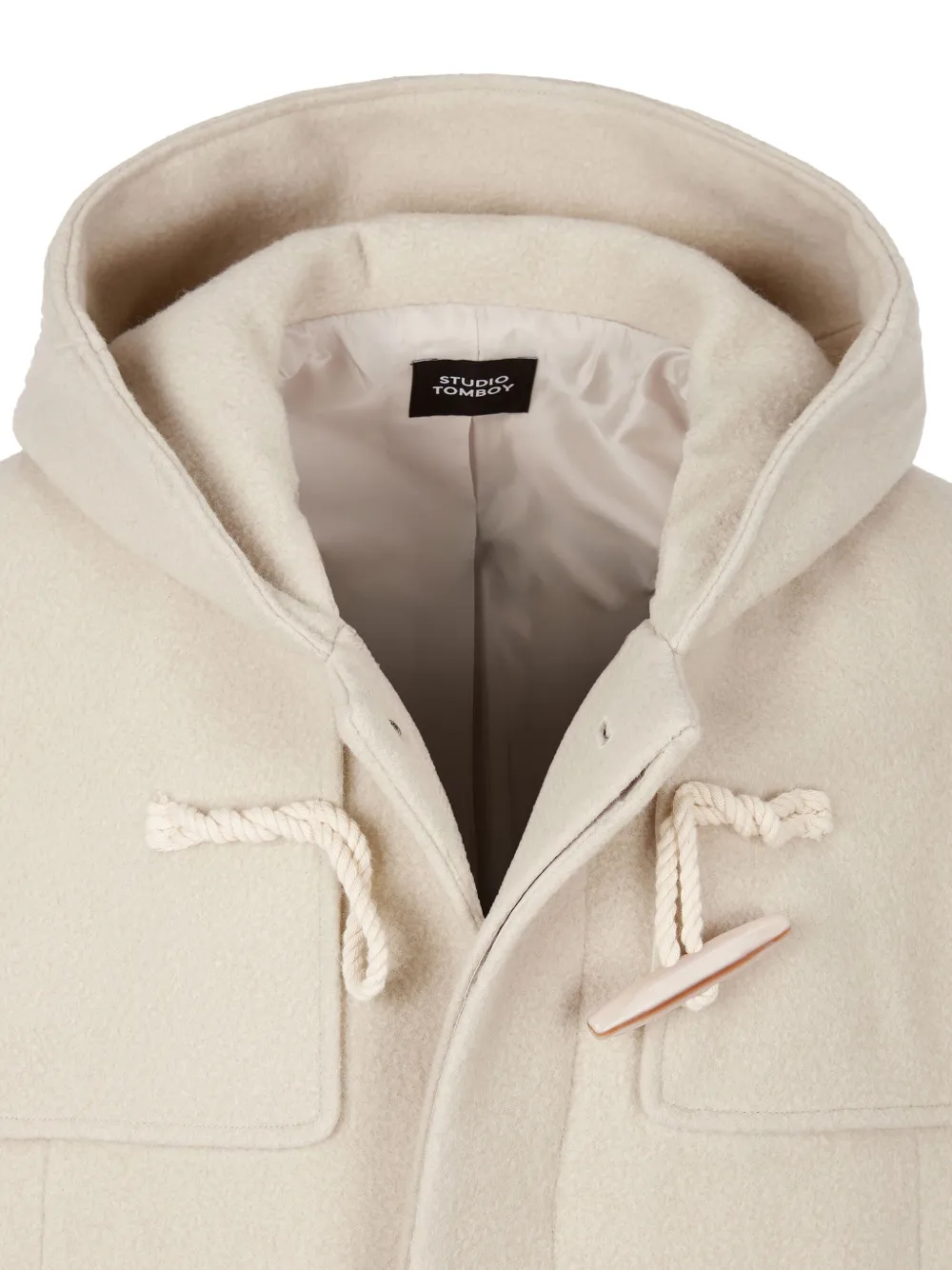 STUDIO TOMBOY Duffeljas met capuchon Beige