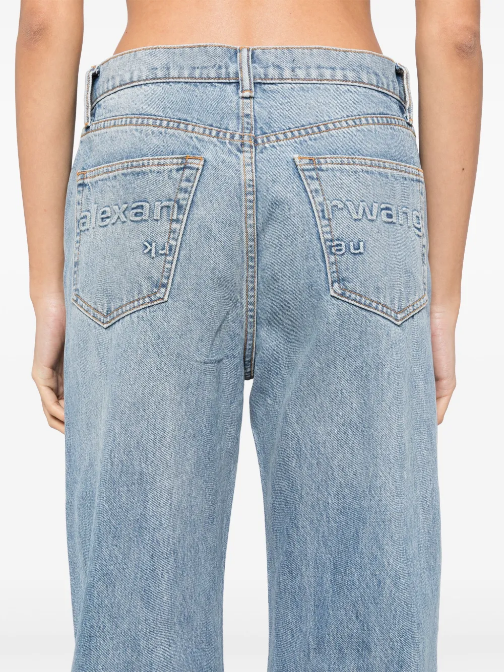 Alexander Wang Straight jeans Blauw