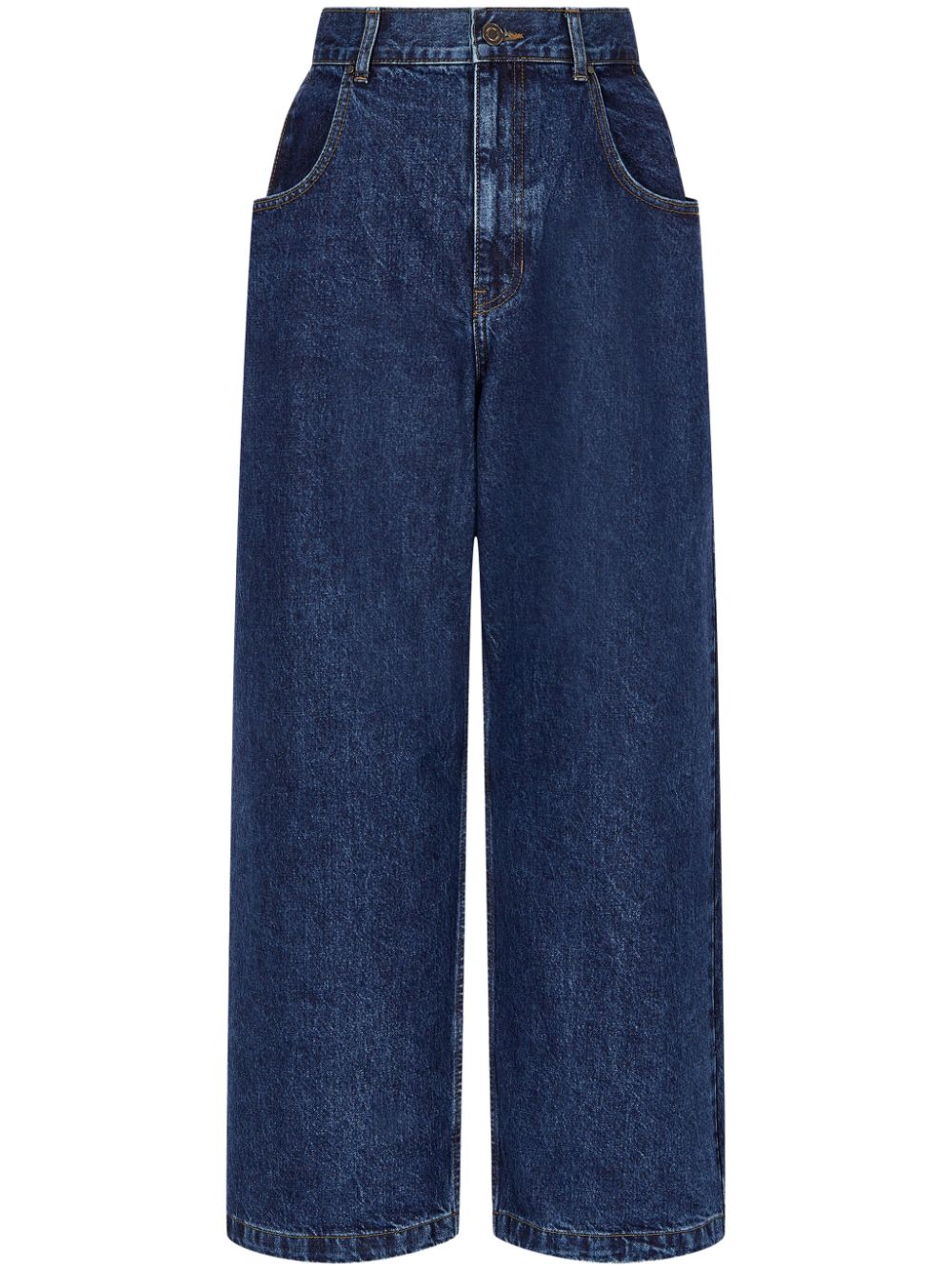 STUDIO TOMBOY Jeans met wijde pijpen Blauw