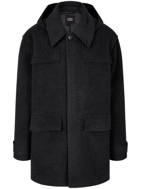 STUDIO TOMBOY duffle-detail mid-length coat