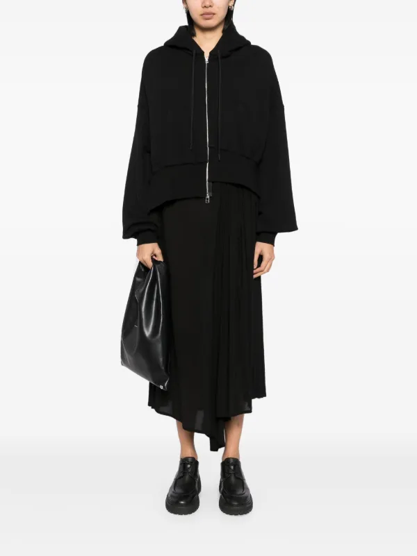 Yohji Yamamoto Zipped Hoodie | Black | FARFETCH